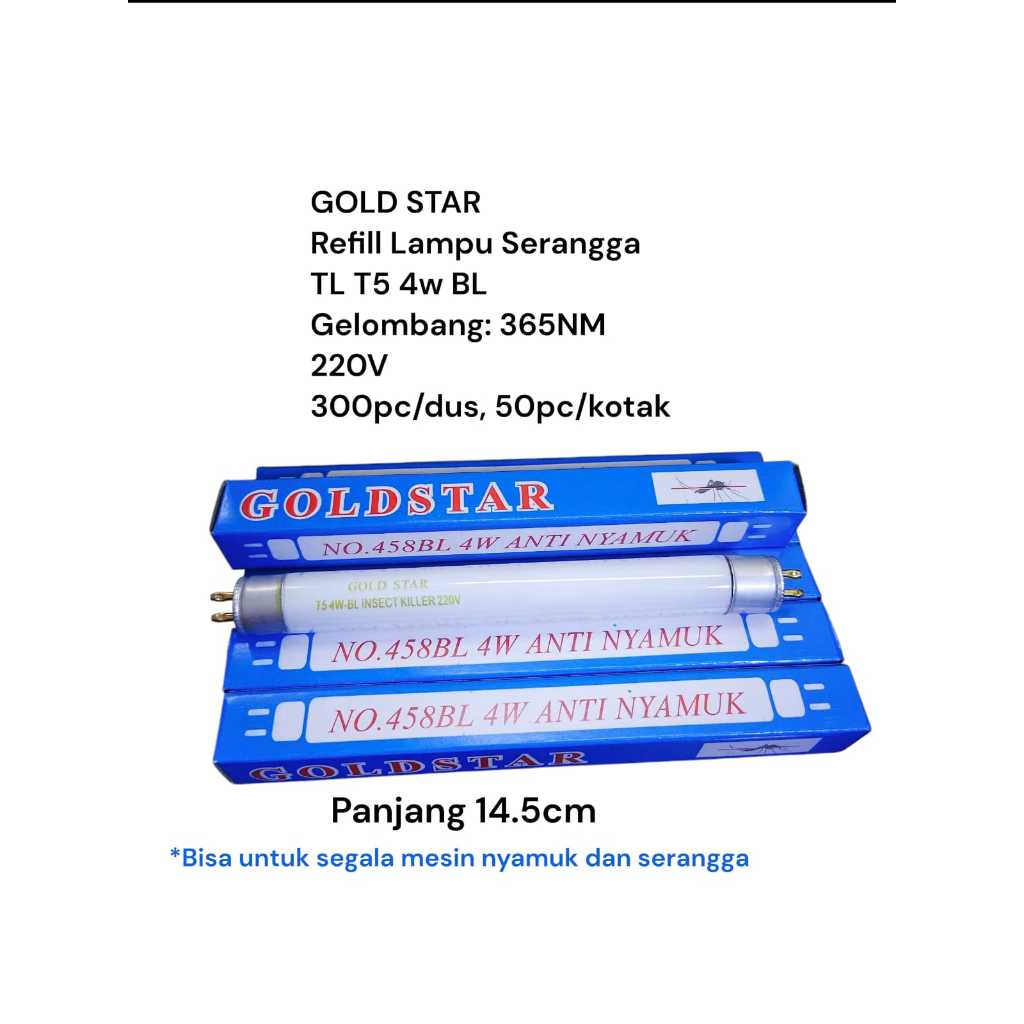 Lampu REFILL TL NYAMUK SERANGGA T5 4W BL