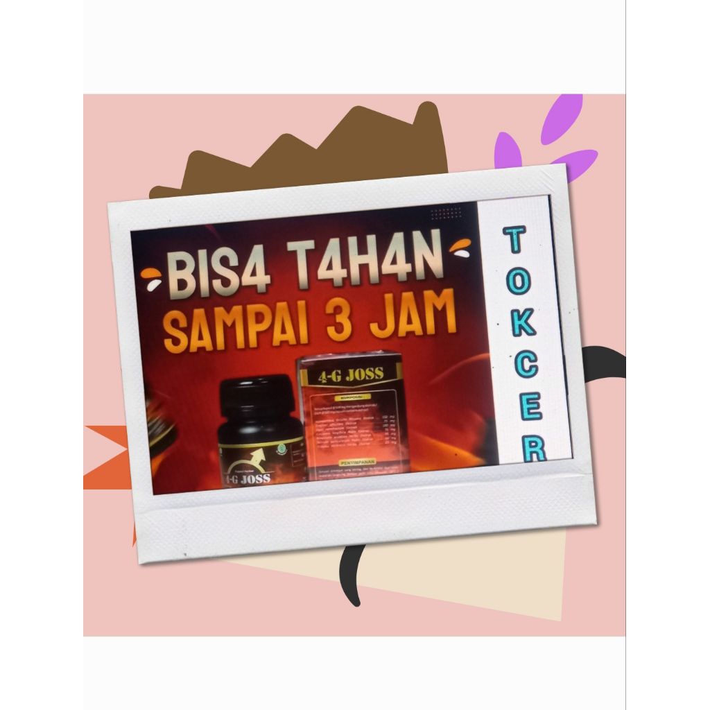 4G JOSS KAPSUL HERBAL SUPLEMEN TANGGUH TAHAN LAMA