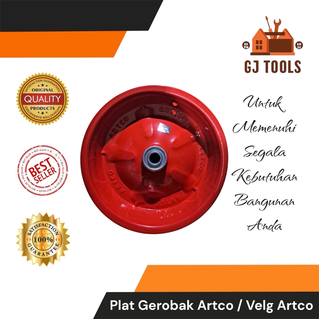 ARTCO VELG ORI / PELEK RODA GEROBAK SORONG / PLAT ARTCO