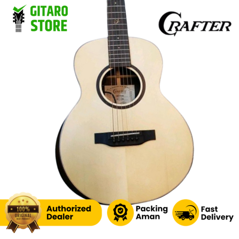 Gitar Akustik Elektrik Crafter Mino Rose Solid Brand Korea Plus Tas