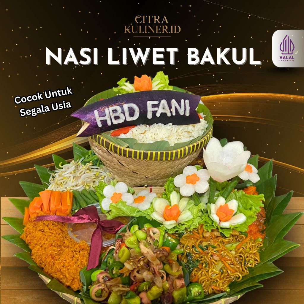 Paket Nasi Liwet Bakul Jumbo Komplit & Enak, Porsi 5 sampai 25 Orang, Liwet Halal