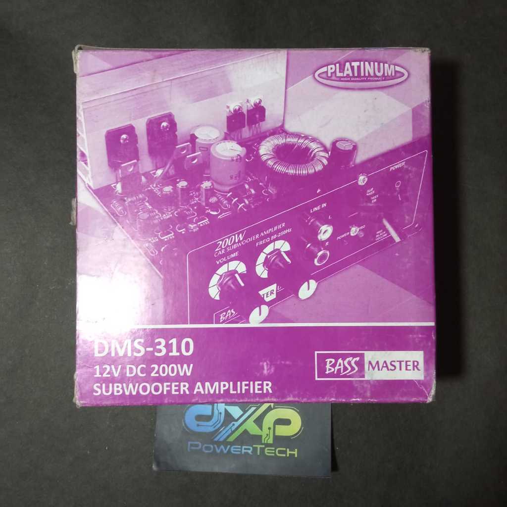 SUBWOOFER AMPLIFIER 200W 12VOLT by PLATINUM DMS-310
