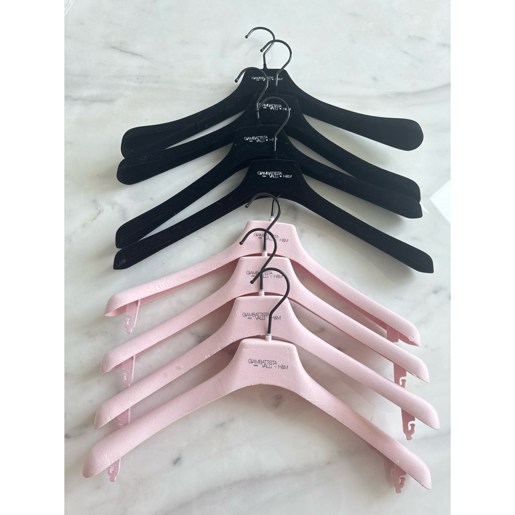 Gantungan baju bermerek | hanger branded Premium velvet black Original Limited stock