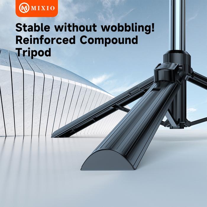 MIXIO A31 Tongsis Remote Bluetooth Wireless Selfie Stick Tripod - 160cm - A31 - 160cm