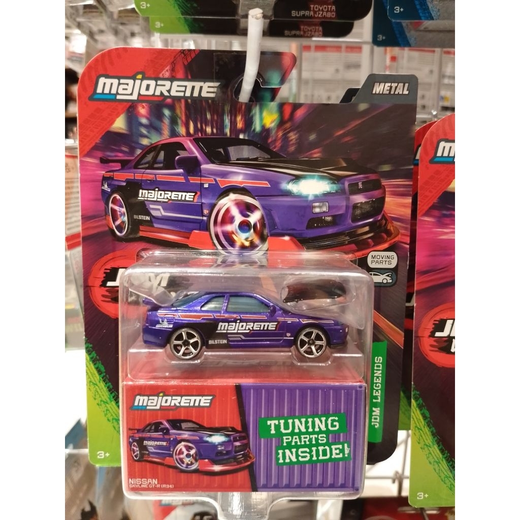 Hotwheels Majorette JDM Nissan Skyline GT-R R34 Mainan Diecast