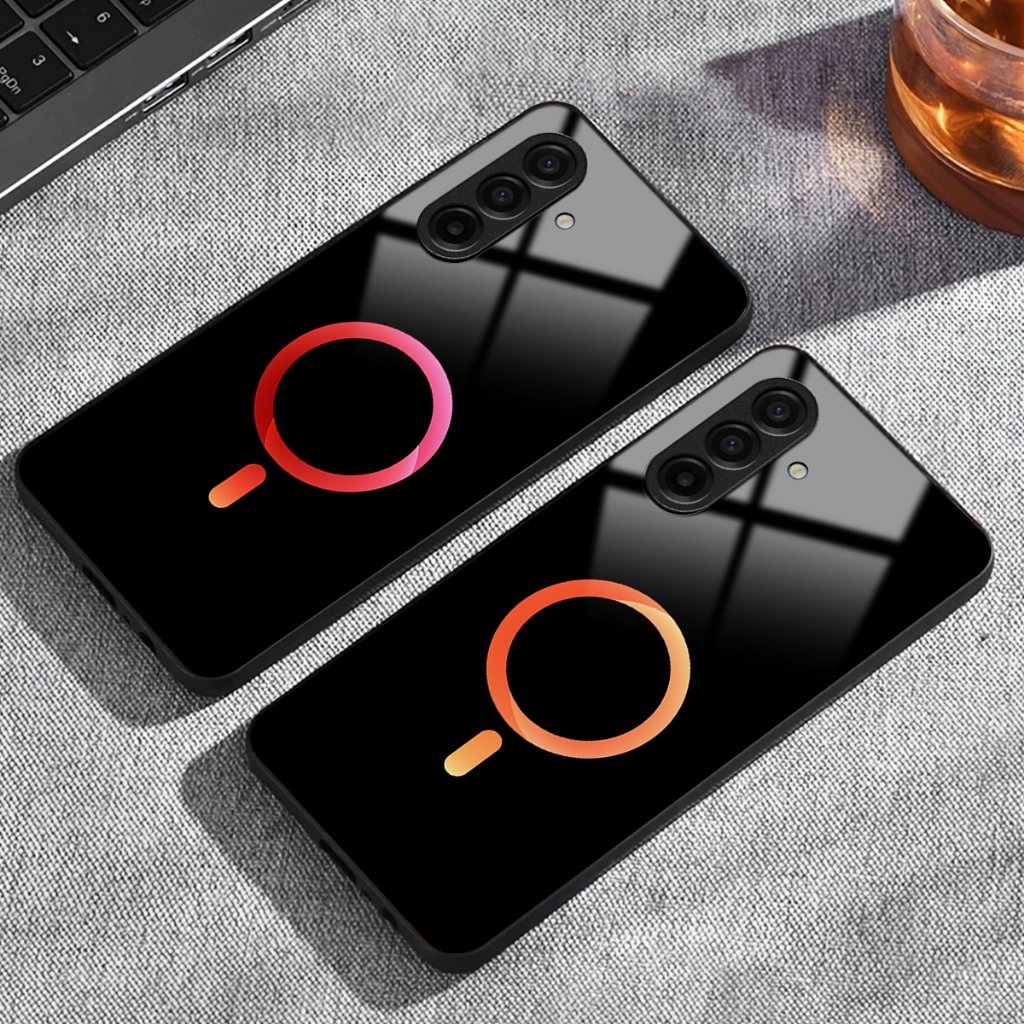 Softcase Kaca Samsung A17 TERBARU A13 A14 A15 A16 Case Kilau - Softcase Plat - Casing Custom Samsung