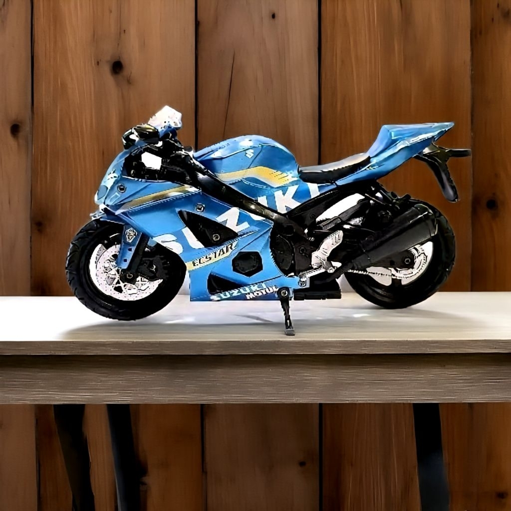 Diecast motor 1:12 suzuki custom motogp lose miniatur motorGp