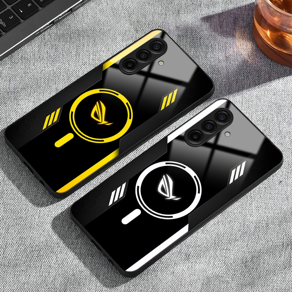 Softcase Kaca Samsung A17 TERBARU A13 A14 A15 A16 Case Kilau - Softcase Plat - Casing Custom Samsung