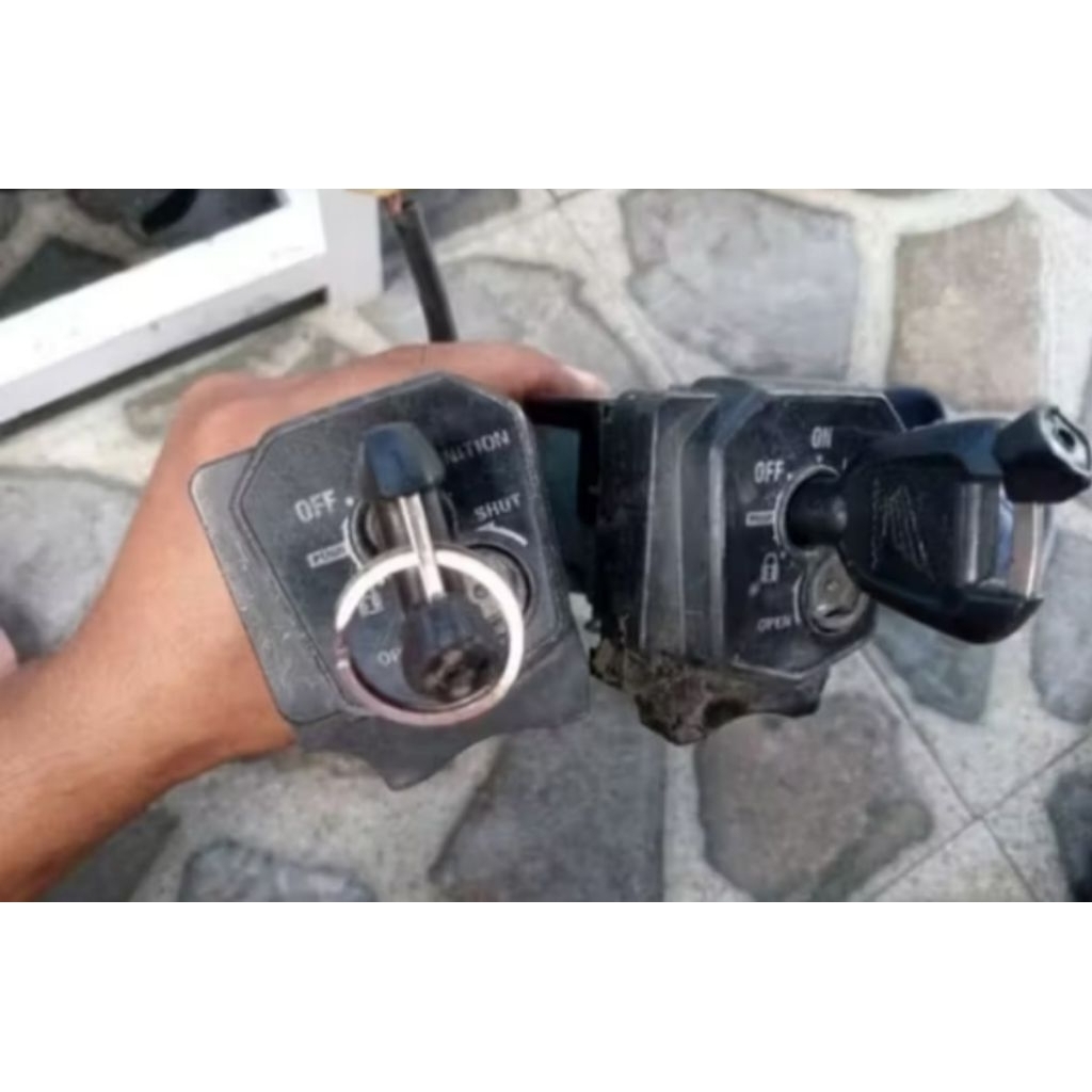 kunci kontak Honda Sonic GTR barang cabutan