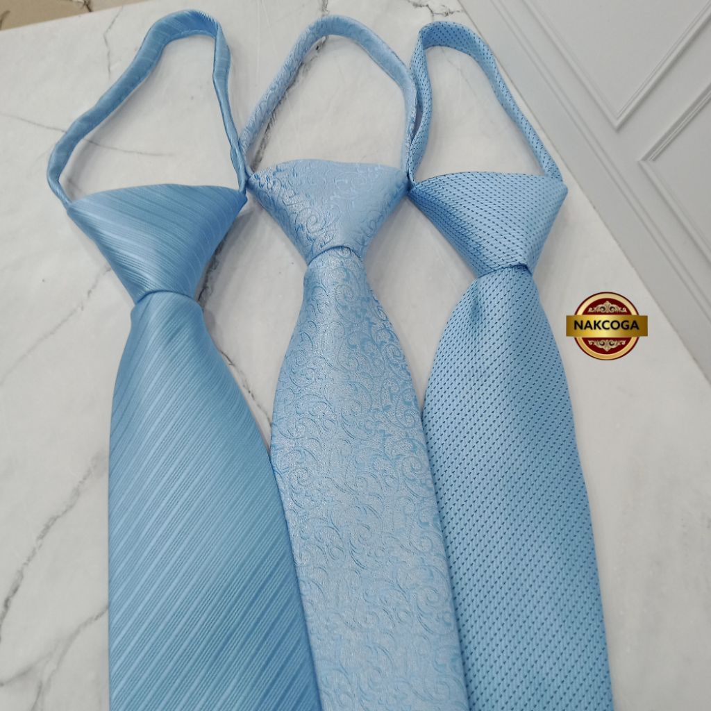 dasi biru muda dasi baby blue panjang dasi wedding pria