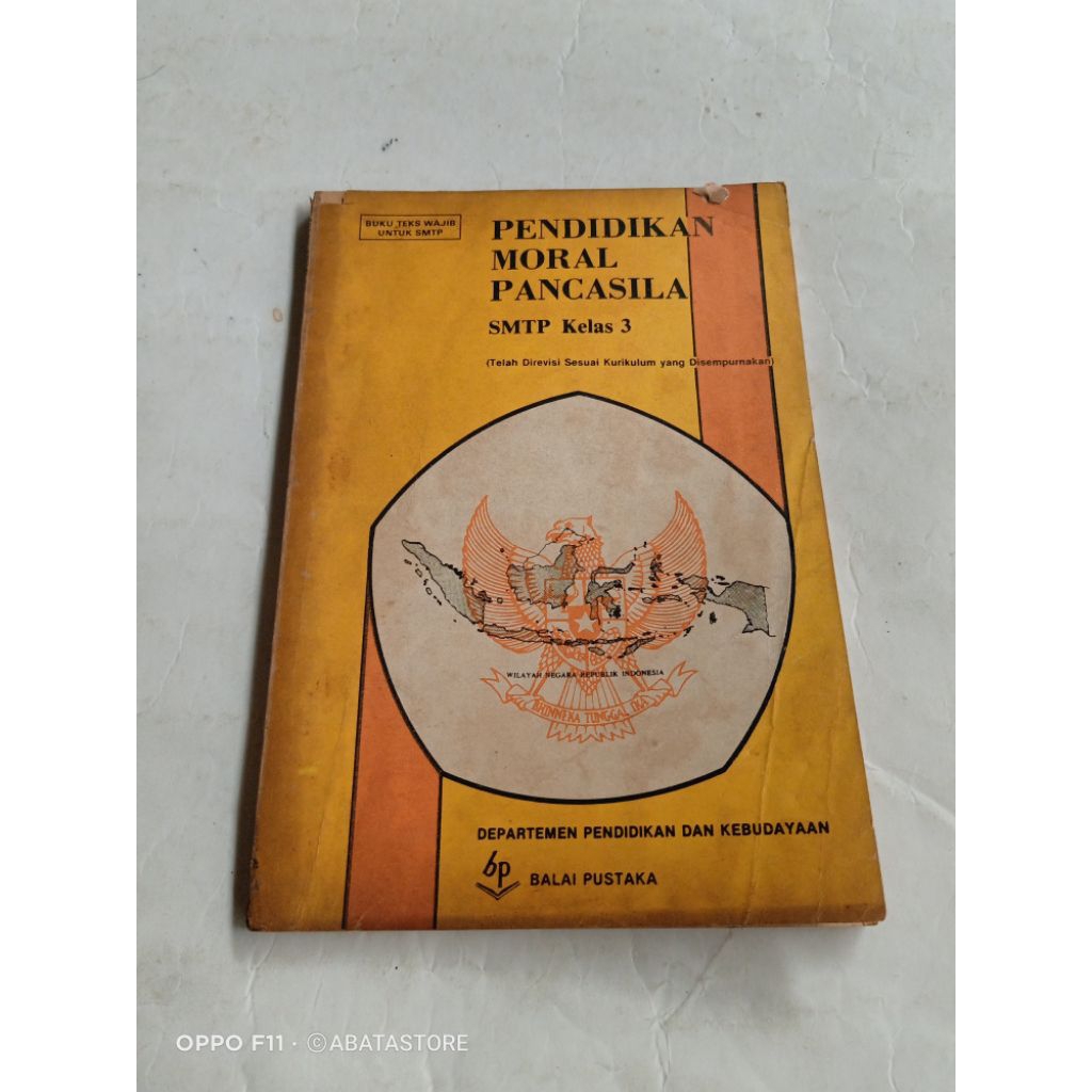 BUKU PMP PENDIDIKAN MORAL PANCASILA SMTP KLS 3