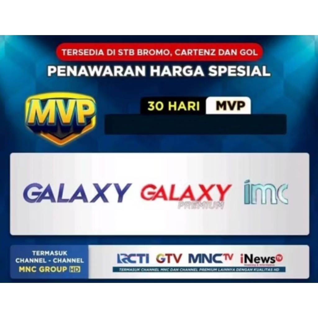 Voucher Paket MVP K-Vision 30 Hari