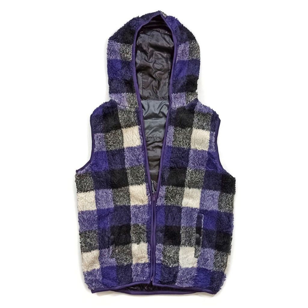 Rompi vest bulu bolak balik tkmixpice