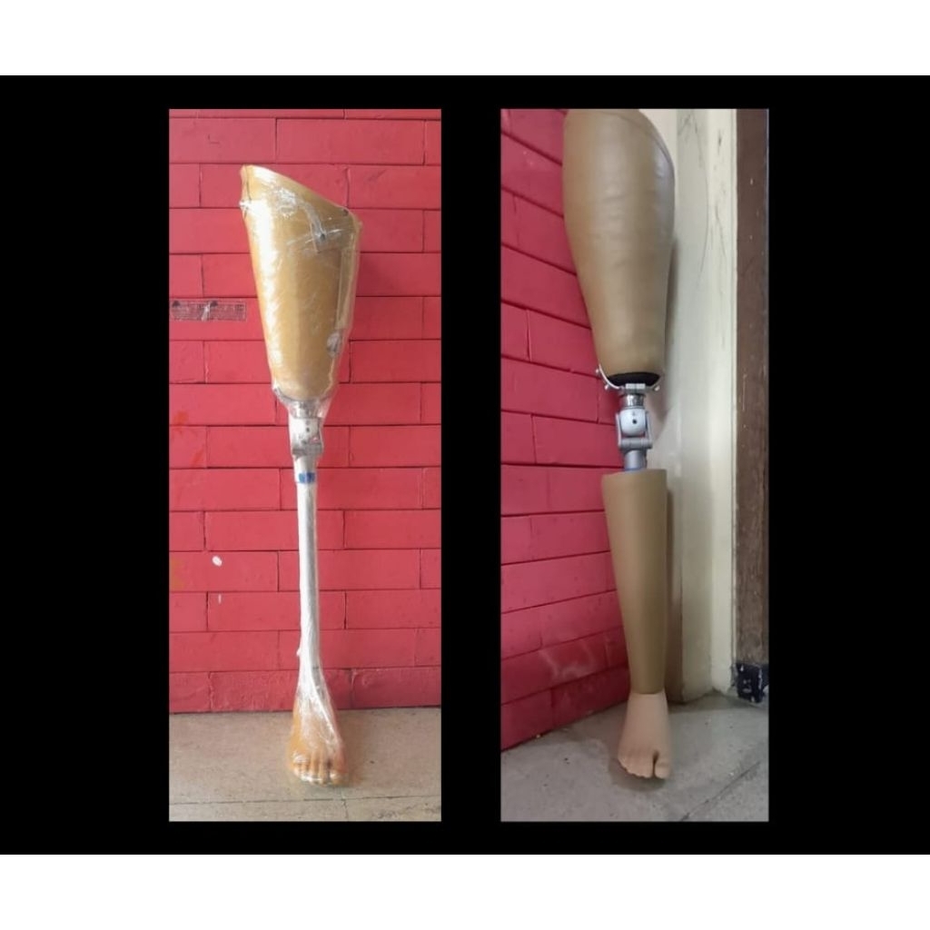 Kaki palsu atas lutut import telapak sach foot import