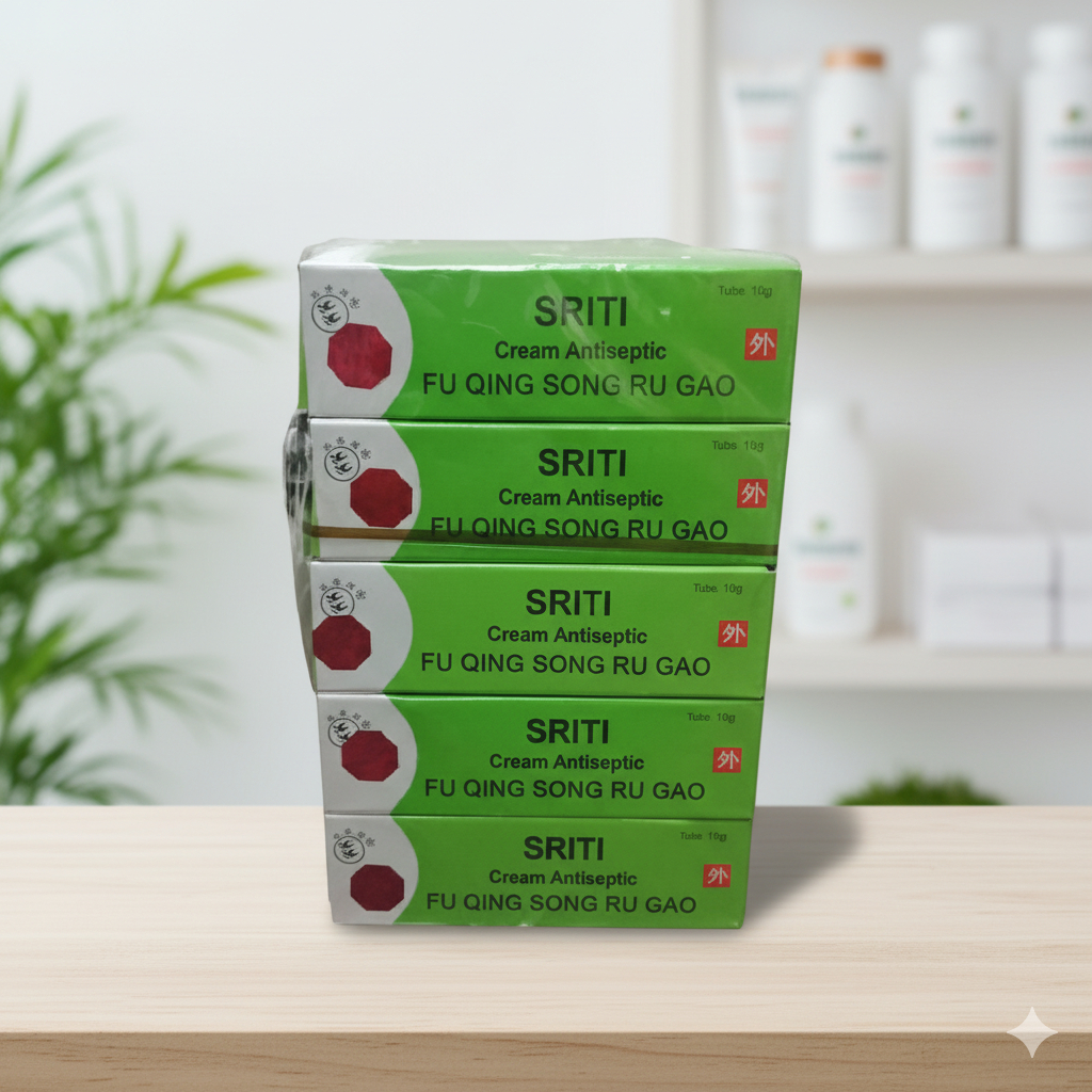 5 pcs Salep Sriti Hologram Merah / Sriti Cream Antiseptic Salep 5 Pcs