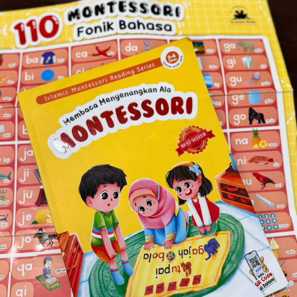 [Granada] Membaca Menyenangkan ala Montessori & Joyful Reading the Montessori Way Buku Anak Belajar 