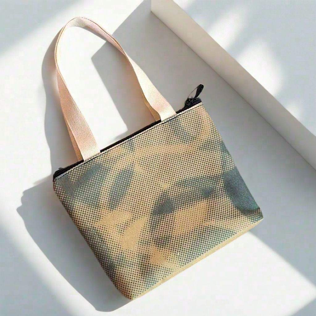 Tas Jinjing Kecil Wanita - Tas Tote Kanvas Motif Abstrak - Souvenir Tas Kecil Size 20 x 15 Cm