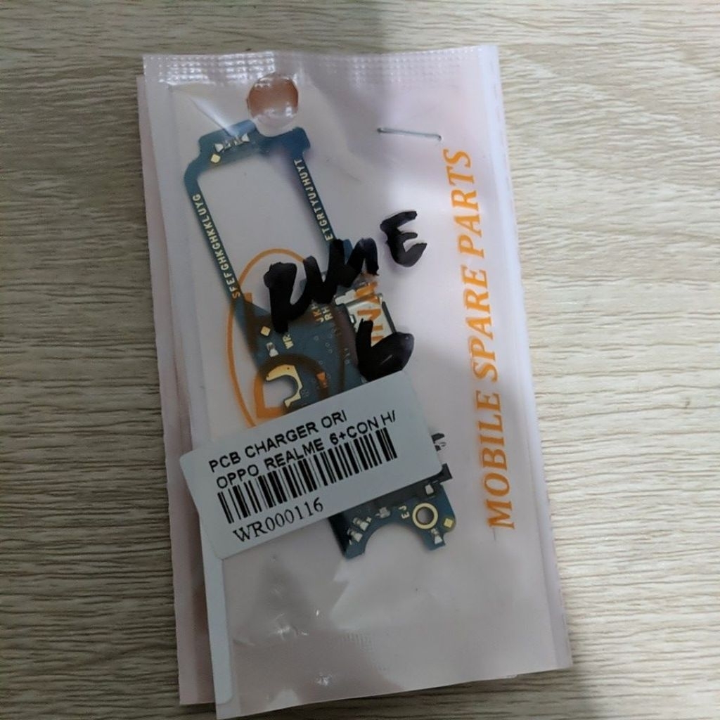 PAPAN CAS / PCB CAS ORI  OPPO REALME 6+CON H/F+MIC/REALME NARZO