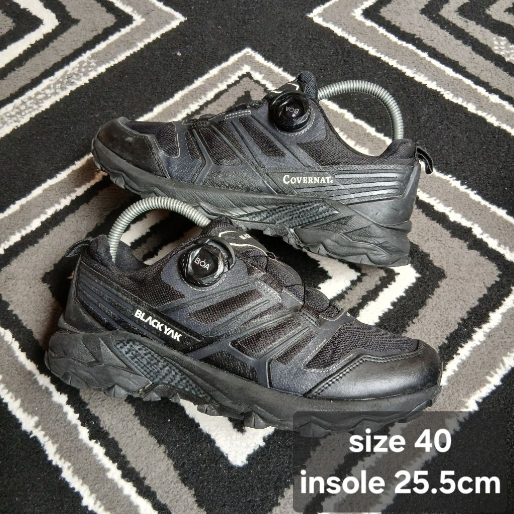 sepatu second blackyak X covernat boa outdoor