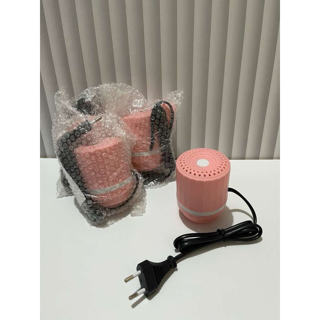 Alat Vakum Pakaian Elektrik Warna Pink / Alat Vakum Baju Cod