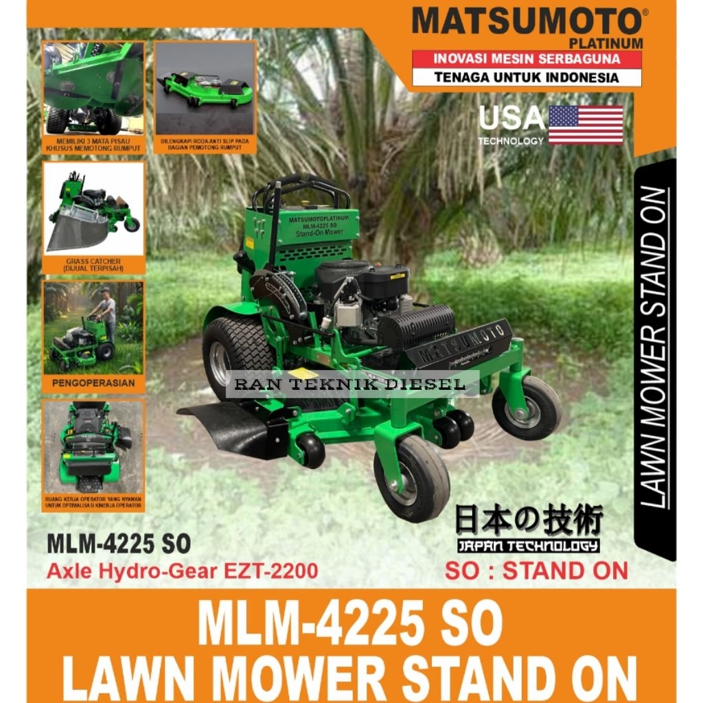 Mesin Potong Rumput MATSUMOTO MLM 4225 SO Lawn Mower