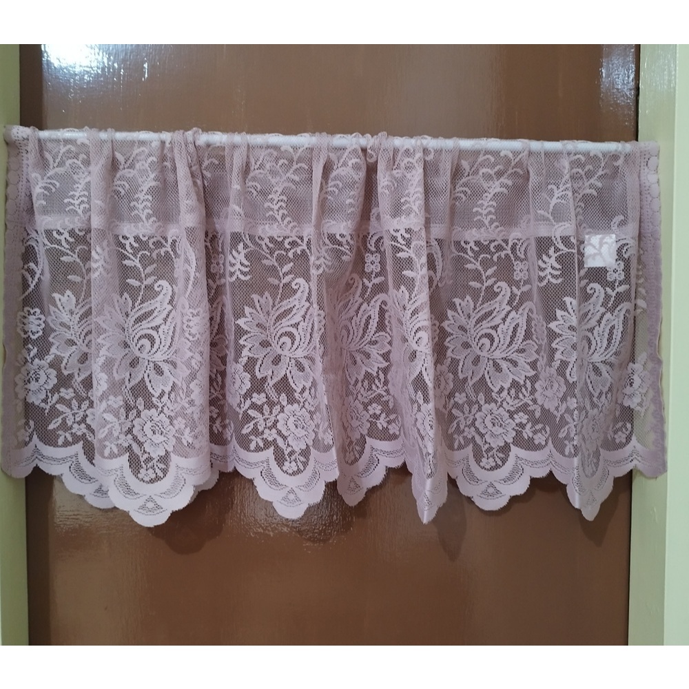 vitrase pendek / vitrage atasan / Poni Tirai / swagset /swag set / tirai jendela dapur