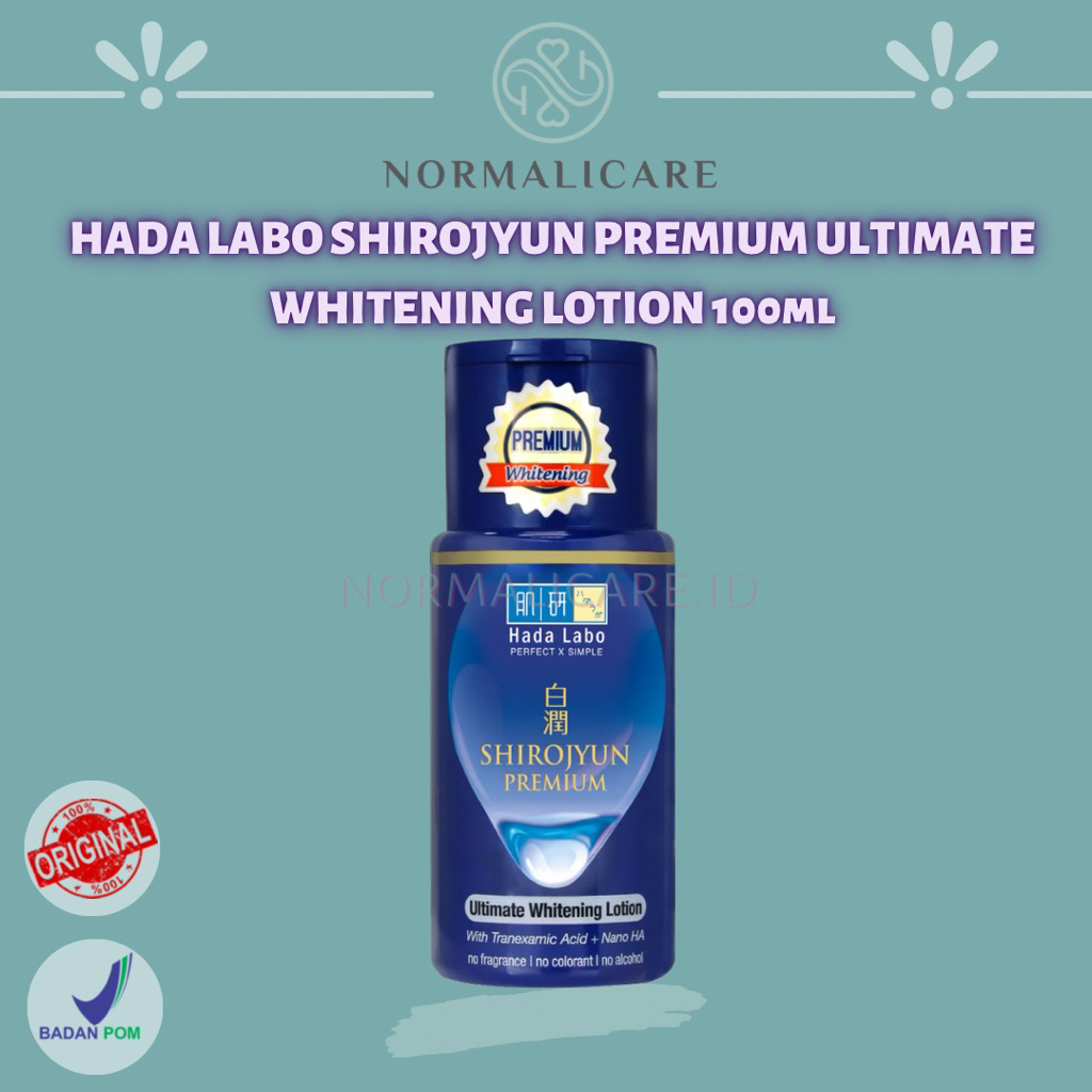 [ READY STOCK ] Hada Labo Shirojyun PREMIUM Ultimate Whitening Lotion 100ML MURAH ORI 100% BISA COD 