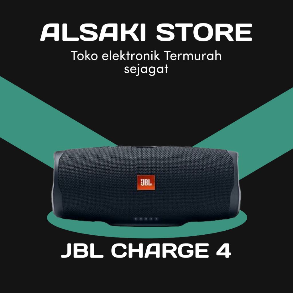 JBL CHARGE 4 portable bluetooth speaker + powerbank original IMS - Merah