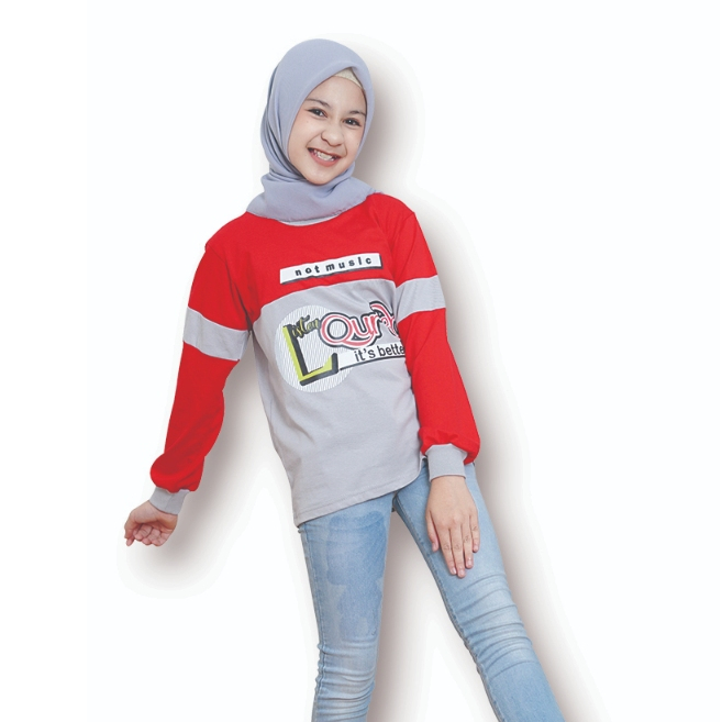 SHIBAKIDS Kaos Anak Perempuan dan laki laki Tangan Panjang   Tema Dakwah Islami  Karakter Muslim