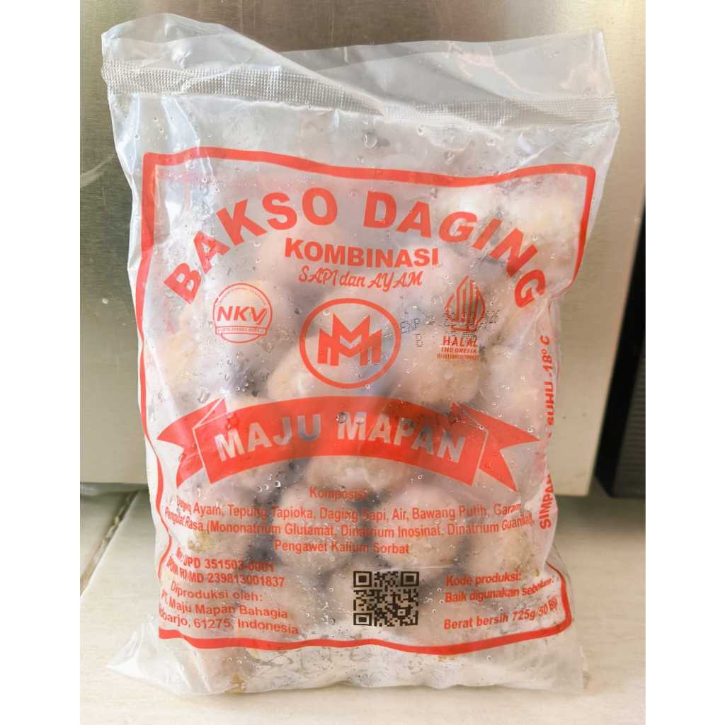 Maju Mapan Bakso Pentol 50pcs 725gr / Bakso