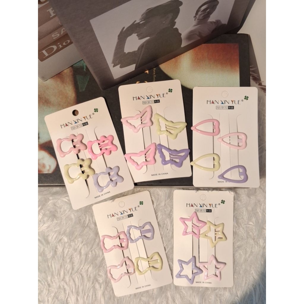 Jepit bintang - jepit tiptop - jepit poni - jepitan poni - jepitan tiptop - jepitan rambut - jepitan