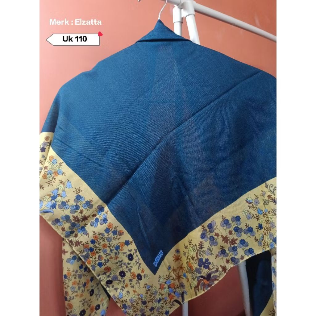 Preloved Scarf Elzatta || Hijab Motif Elzatta