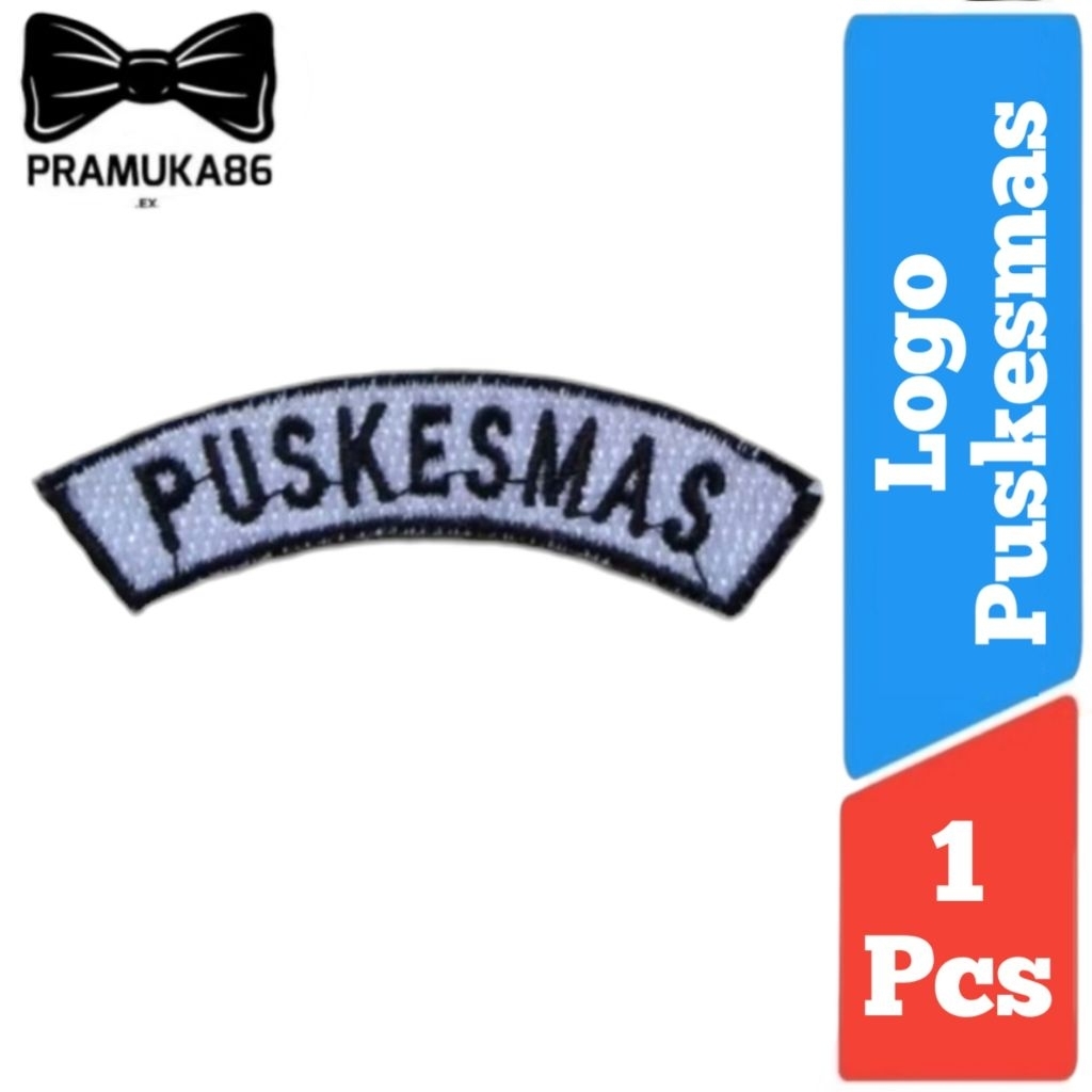 Bed Lokasi PUSKESMAS Bordir / Bed Puskesmas Bordir / Badge Tulisan Puskesmas Bordir