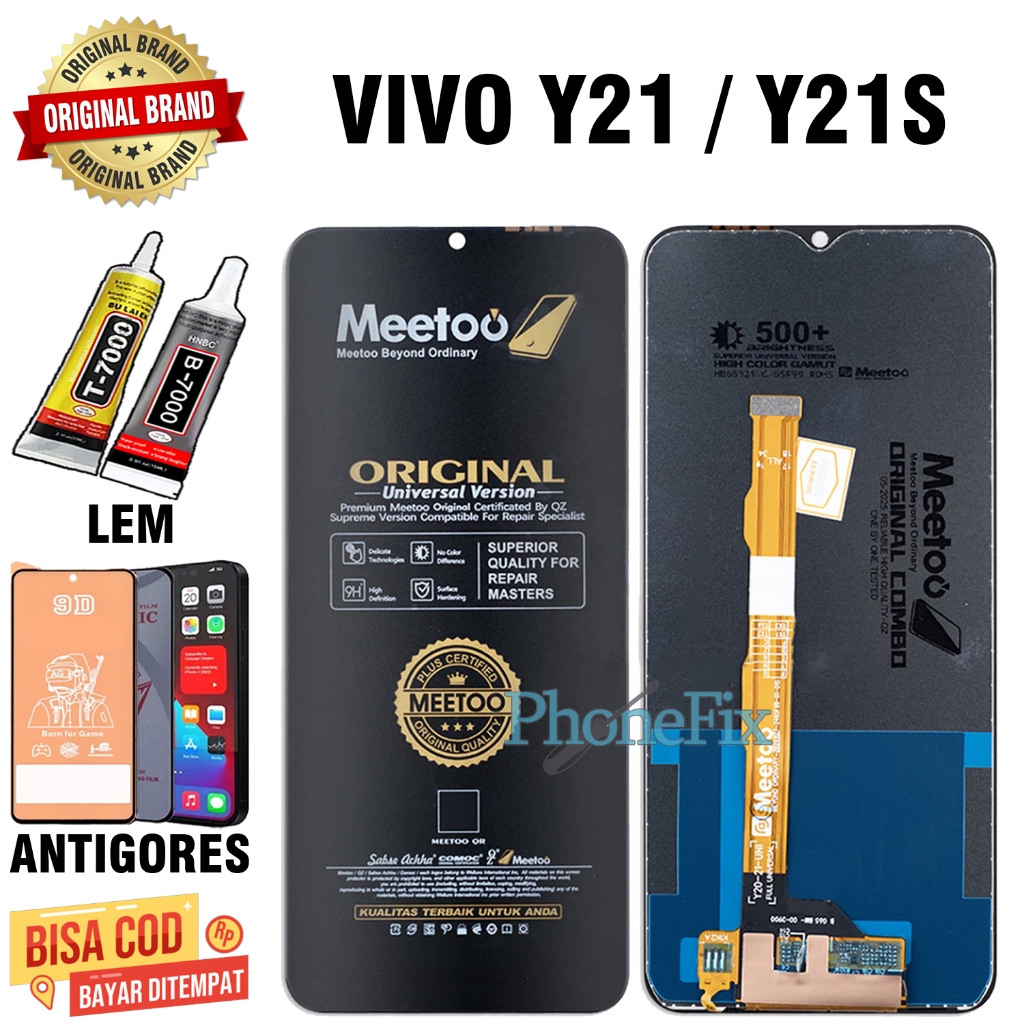 Lcd Touchscreen VIVO Y21 / Y21S Original Fullset Lcd VIVO Y21 / Y21S OEM Quality