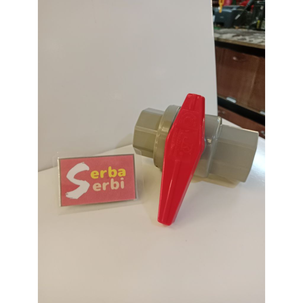 *1-1/4" PVC STOP KRAN*Stop kran keran ball valve Pvc