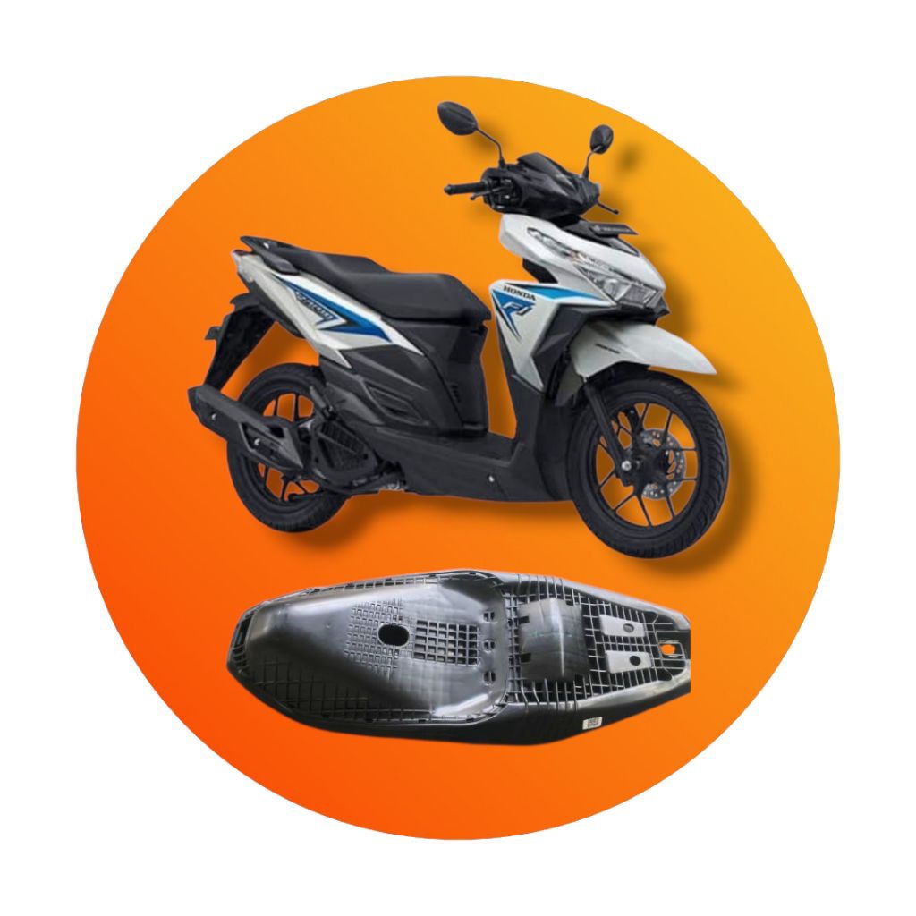 Fiber jok motor Honda Vario 125 / 160 cc led tahun 2015-2024