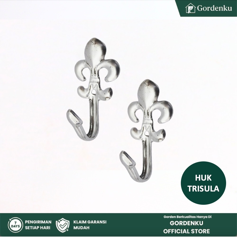 Gordenku Huk gantungan tali Gorden