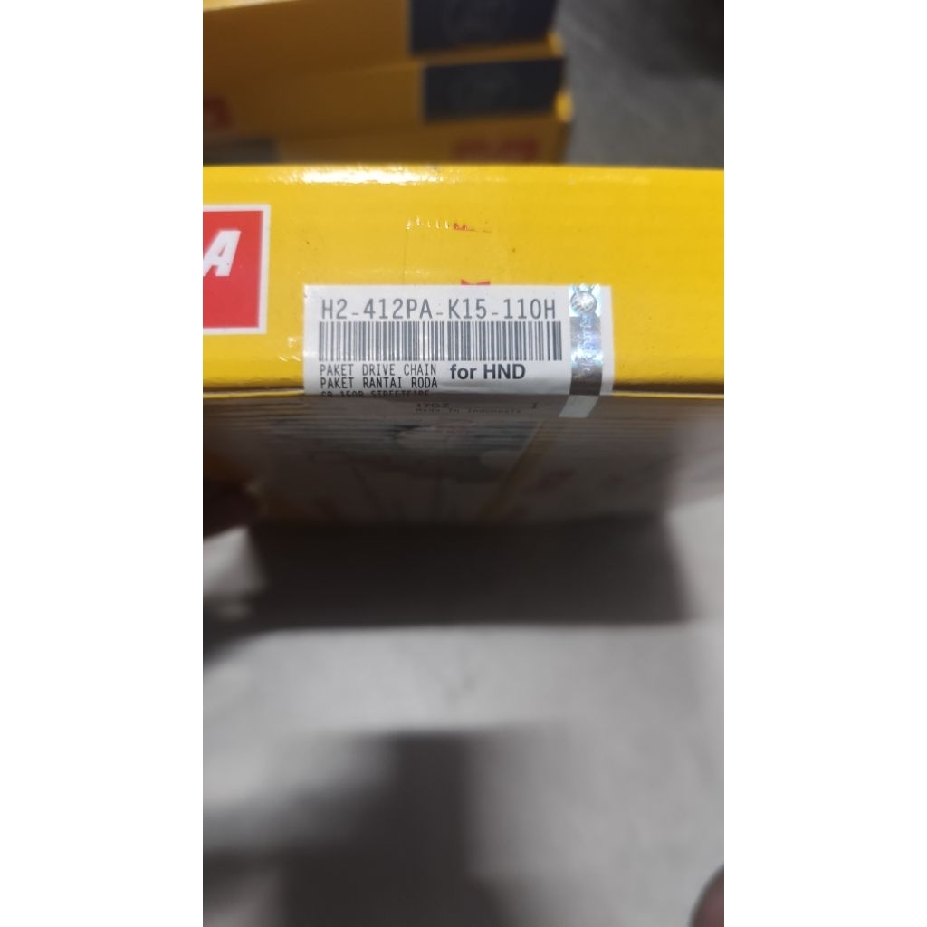 Gear Set K15 Aspira original astra Otoparts CB150R CBR150R old new