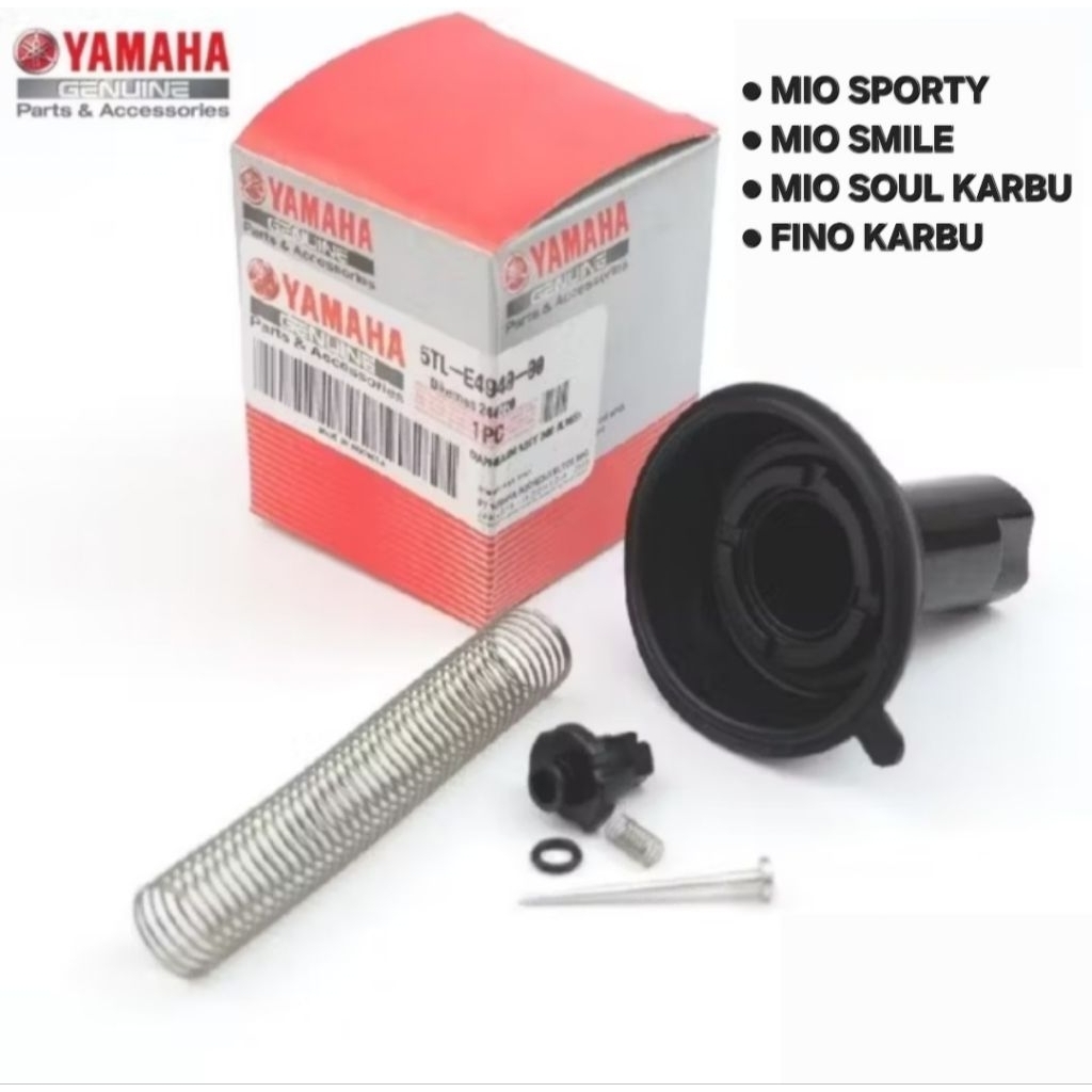 KARET VAKUM KARBURATOR DIAFRAGMA MIO SPORTY MIO SOUL MIO SMILE FINO KARBU ORIGINAL YAMAHA
