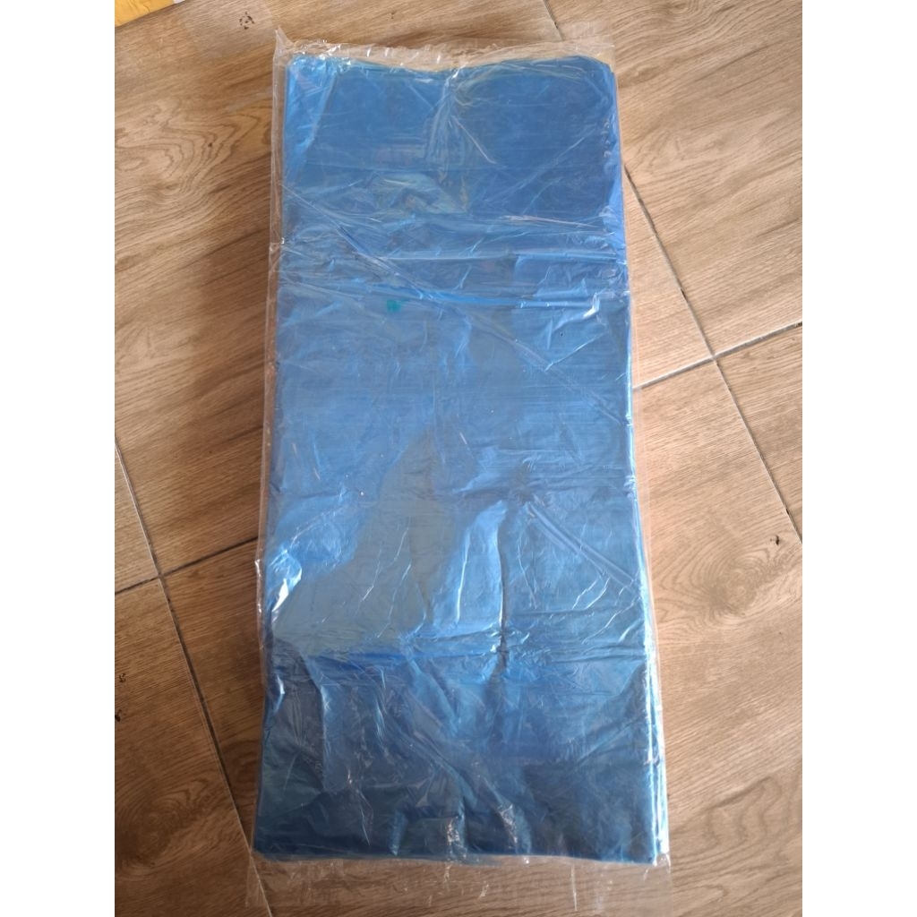 (1 meter) Plastik meteran buat papiran / plastik sama layangan papiran warna biru