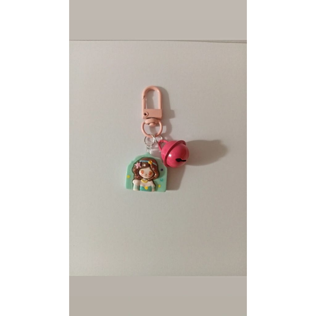 gantungan kunci clay resin karakter princess disney