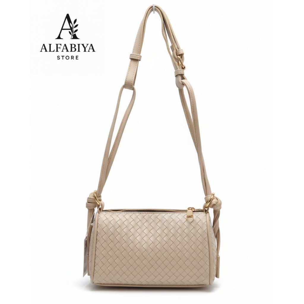 Tas Baru - Tas Selempang Wanita Beige - Sling Bag Beige Simple