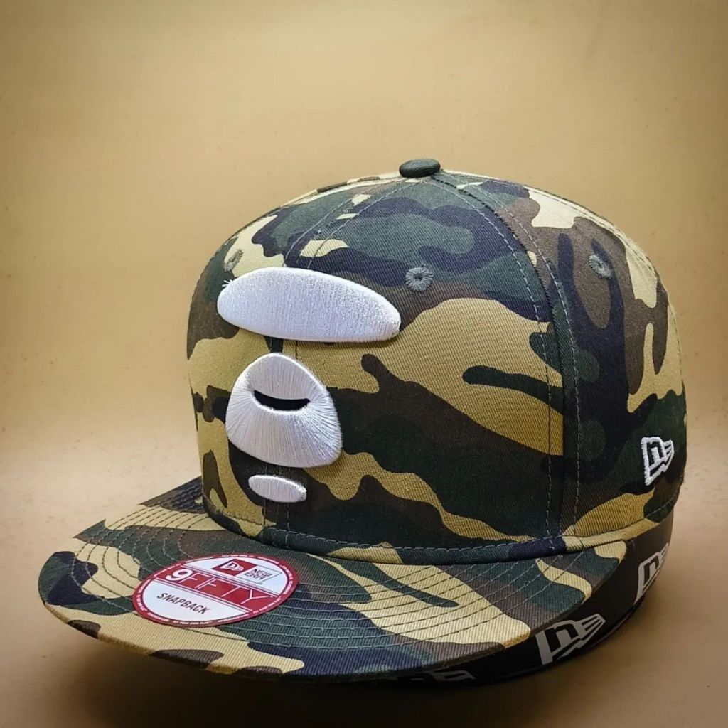 Topi NE Original Aape Camo OSFM Snapback