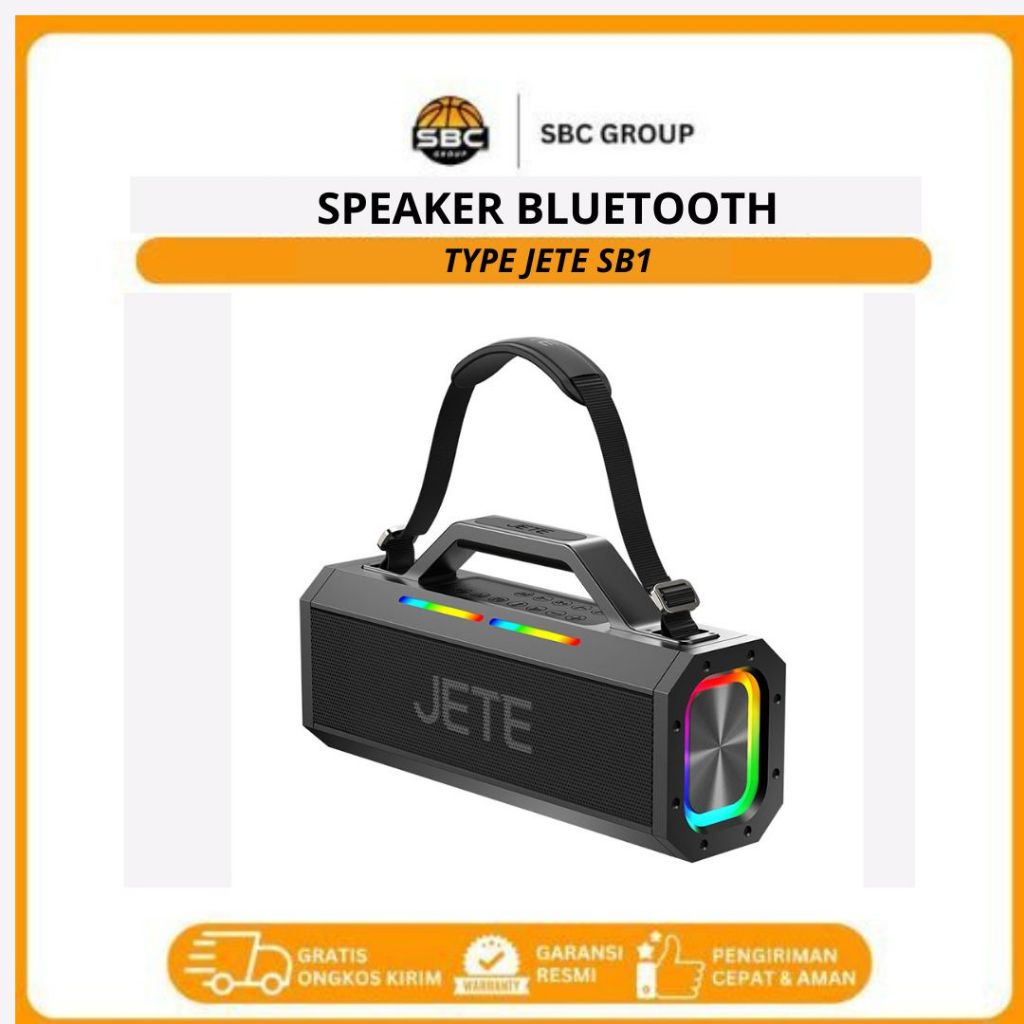 JETE SB1 Speaker Karaoke Bluetooth 2 Mic Super Bass by SBC