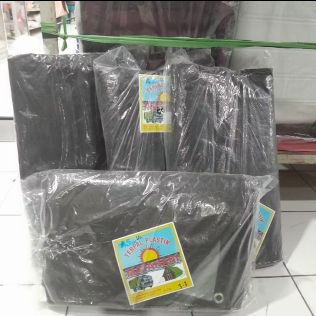 (Pengiriman Instant)Terpal Plastik Cap Super Matahari A3 Ukuran 4x6/5x6/5x7/6x8 Terpal Tahan Anti Ai