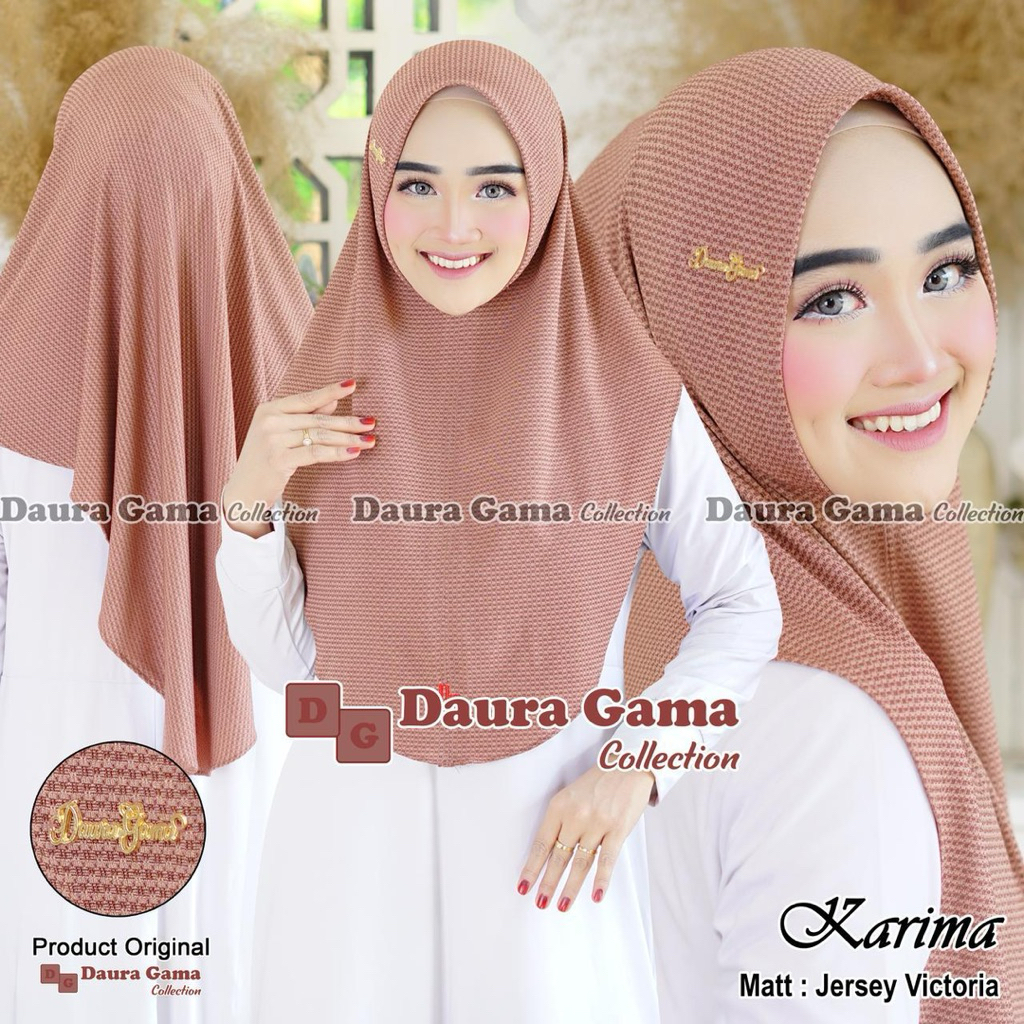 DAURAGAMA KARIMA // HIJAB BERGO KARIMA BY DAURA GAMA COLLECTION