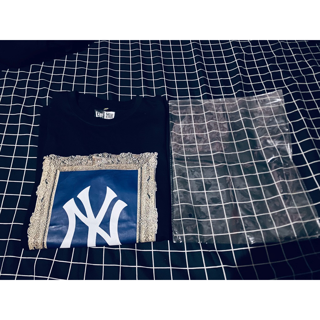 kaos mlb new era big logo depan sz M