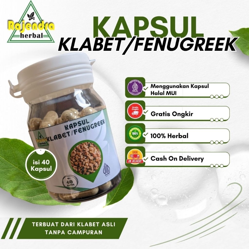Kapsul KLABET/ fenugreek