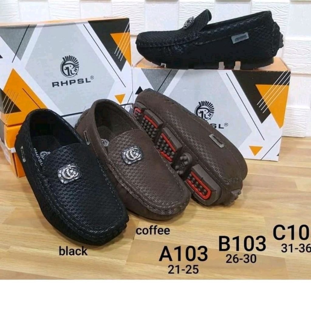 Sepatu loafer anak laki impor RHPSL 103