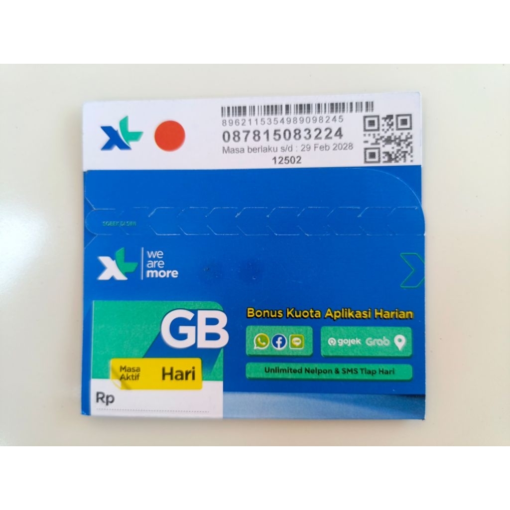 Kartu Perdana XL Reguler [SEGEL]
